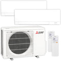 ThermoFlux Split-Klimaanlage, 3,5 kW, Weiß, Mitsubishi by Multisplit Klimaanlage Set, MSZ-AY