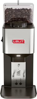 Lelit Manuelle Kaffeemühlen, 100 Watt, Anschluss: 230 V, Edelstahl/Schwarz, PL71 elektrische Kaffeemühle, 100 W