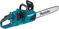 Makita Kettensäge, 40 cm, 18 V, 36 V, Türkis/Schwarz, DUC405Z Twin Li-ion LXT Brushless - Batterien