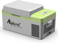 Alpicool Mini-Kühlschrank, 20 L, 12v, Grau/Grün, Y20T Kühlbox Mini Kühlschrank Elektrische Kompressor Auto, Boot