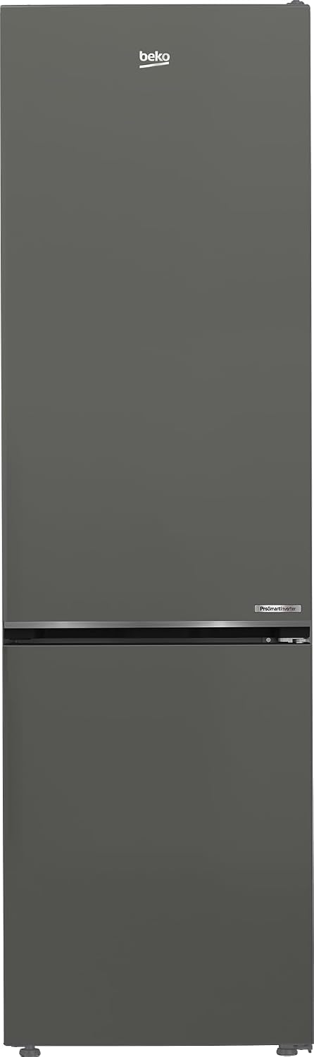 Beko Kühlschrank, 355 l, 249 l, 106 l, Manhattan Grau, B7RCNE407HG freistehend Kühl/-Gefrierkombination, Nettovolumen