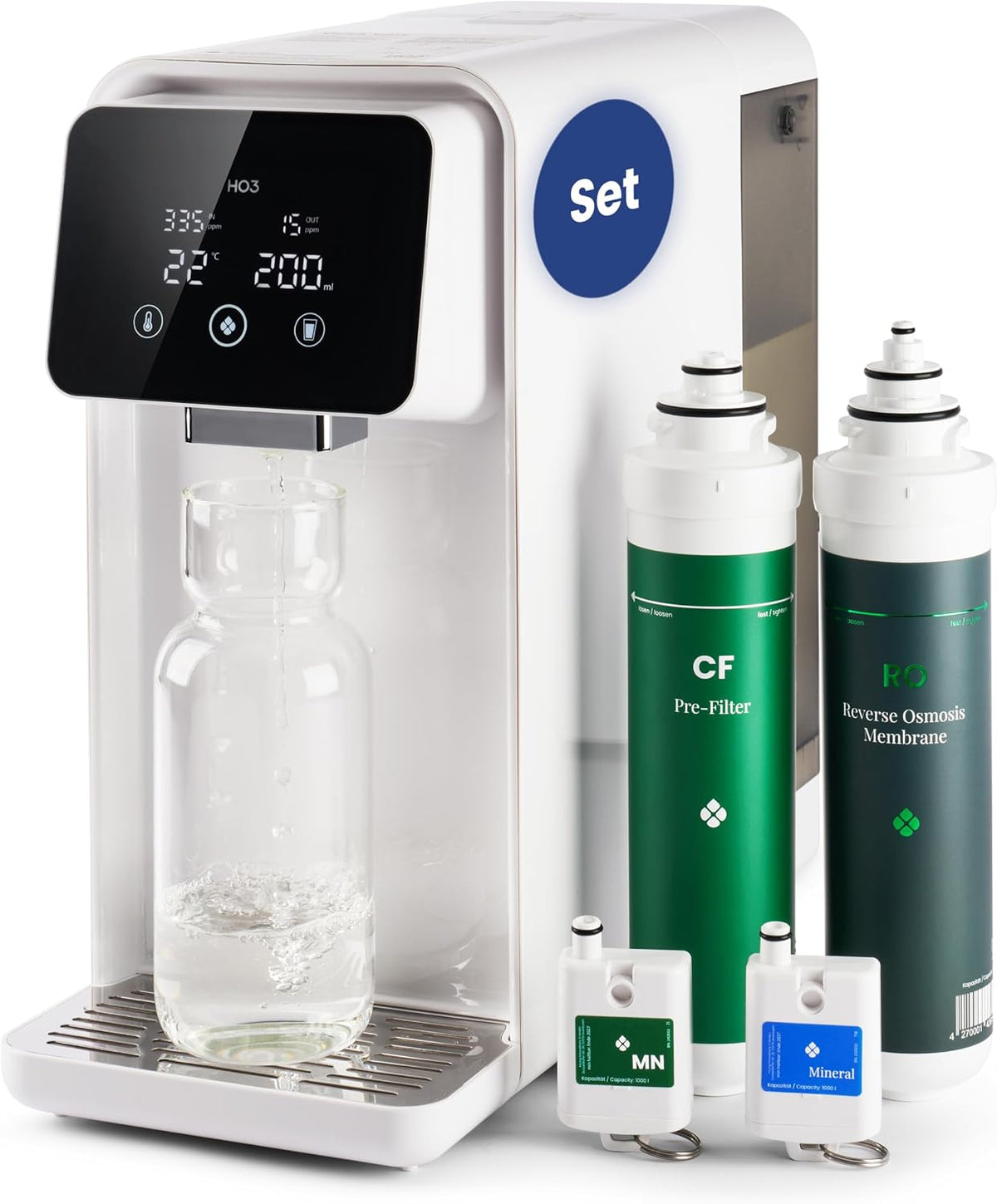 HO3 Küche Haushalt & Wohnen,Elektrische Küchengeräte,Wasseraufbereiter, Weiß/Schwarz/Grün/Blau
