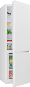 Bomann Kühl-Gefrierkombination, 180 cm, 36 dB, 268 L, Weiß, ® Kühlschrank mit Gefrierfach, Energieklasse C, Kühl Gefrierkombination leise