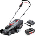 IKRA Rasenmäher, 250m, 33 cm, 70 mm, 36 V, Grau/Schwarz/Rot, Bosch IB-LM 33, Rasenflächen bis ², Schnittbreite, Schnitthöhe 30