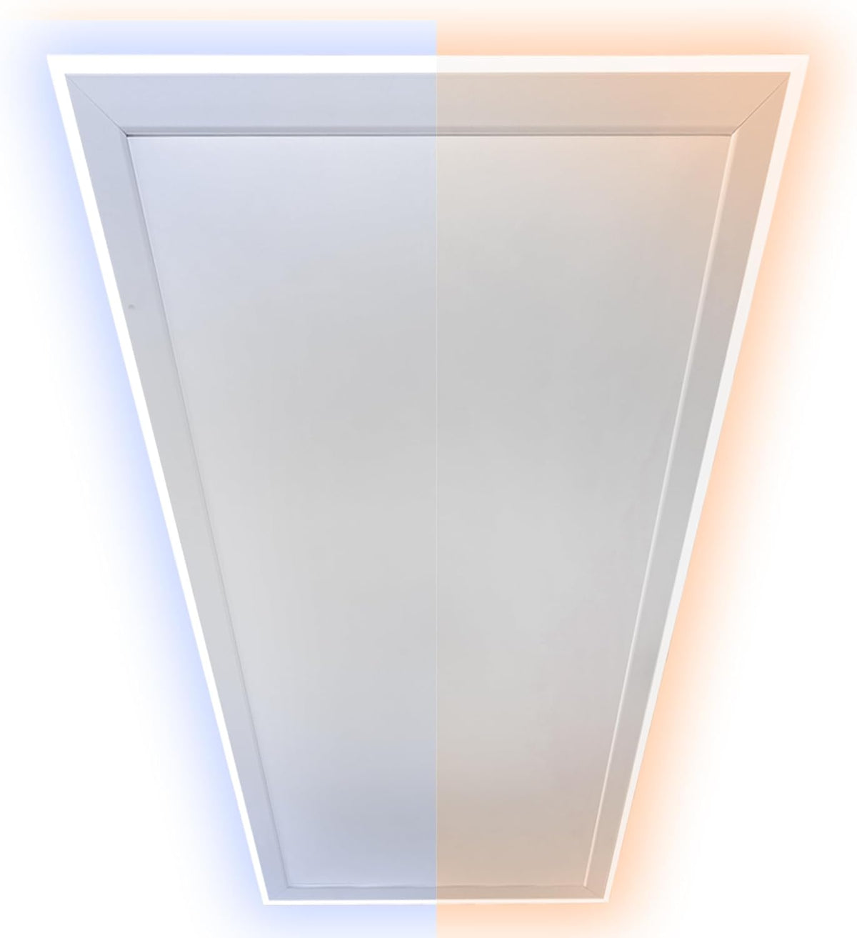 heidenfeld Heizen & Kühlen, Weiß, Infrarotheizung HF-HP500 mit Licht, 10 JAHRE GARANTIE - LED Rahmen - Infrarot Deckenheizung