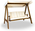 WESTMANN Mülltonnenbox, 203x116x180 cm, Beige/Braun, Holz Hollywoodschaukel Pera 2000, Beige