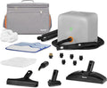 Dupray Dampfreiniger, Grau/Schwarz/Weiß, Neat Plus mit 18-teiligem Zubehör-Set, Kraftvolle Reinigung, ohne Chemikalien für Böden