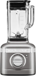 KitchenAid K400 Artisan Standmixer, 1,4 Liter, 1200 W, Silber, 5KSB4026EMS Medaillon