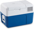 Mobicool Mini-Kühlschrank, 230 V, 31 l, Weiß/Blau, MCF32, elektrische Kompressor-Kühlbox, 12/24/, für Auto, Boot