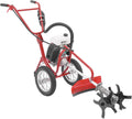Garbenat Kultivatoren & Pflüger, 4 PS, 10 cm, Stahl, Rot/Schwarz/Weiß, Benzin Motorhacke 63CC Gartenfräse 4PS 4-Takt-Motor