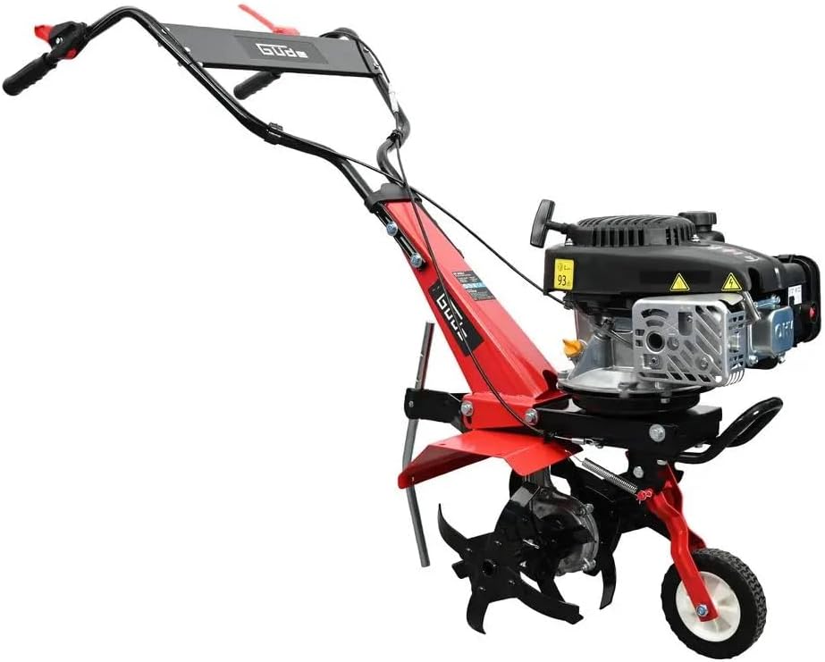 Güde Motorhacken, 36 cm, Rot/Schwarz, Benzin Gartenfräse, Acker Motorhacke GF 2436.1, 2 PS, Arbeitsbreite