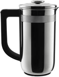 KitchenAid Kaffeemaschine, Schwarz/Silber, KCM0512SS Präzisions-Press-, Edelstahl