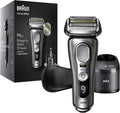 Braun Elektrorasierer, Silber/Schwarz, Series 9 Pro Premium Rasierer Herren, Testsieger Stiftung Warentest, 4+1 Scherkopf