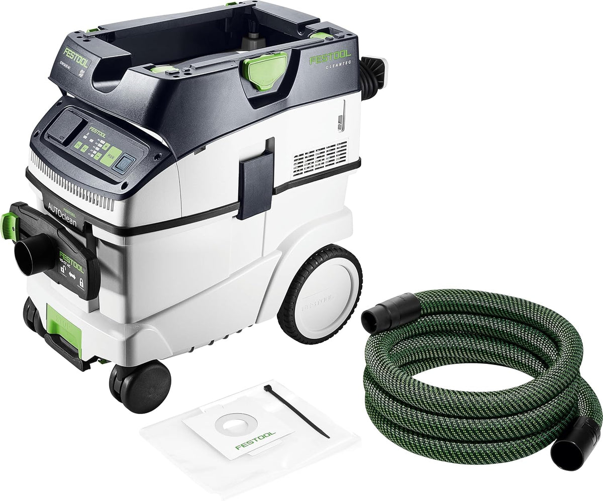 Festool Elektrowerkzeug, Weiß/Schwarz/Grün, Absaugmobil CLEANTEC CTM 36 Ei AC-RENOFIX