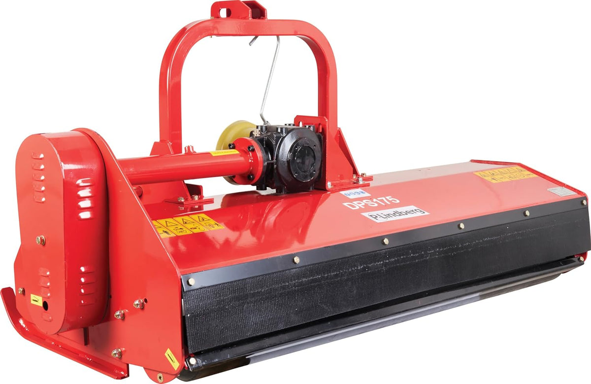 P. Lindberg Rasenmäher, 175 cm, Rot, Schlegelmulcher Schlegelmähwerk für kleintraktor Schlepper