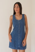 Gemma Minikleid Mittelblau
