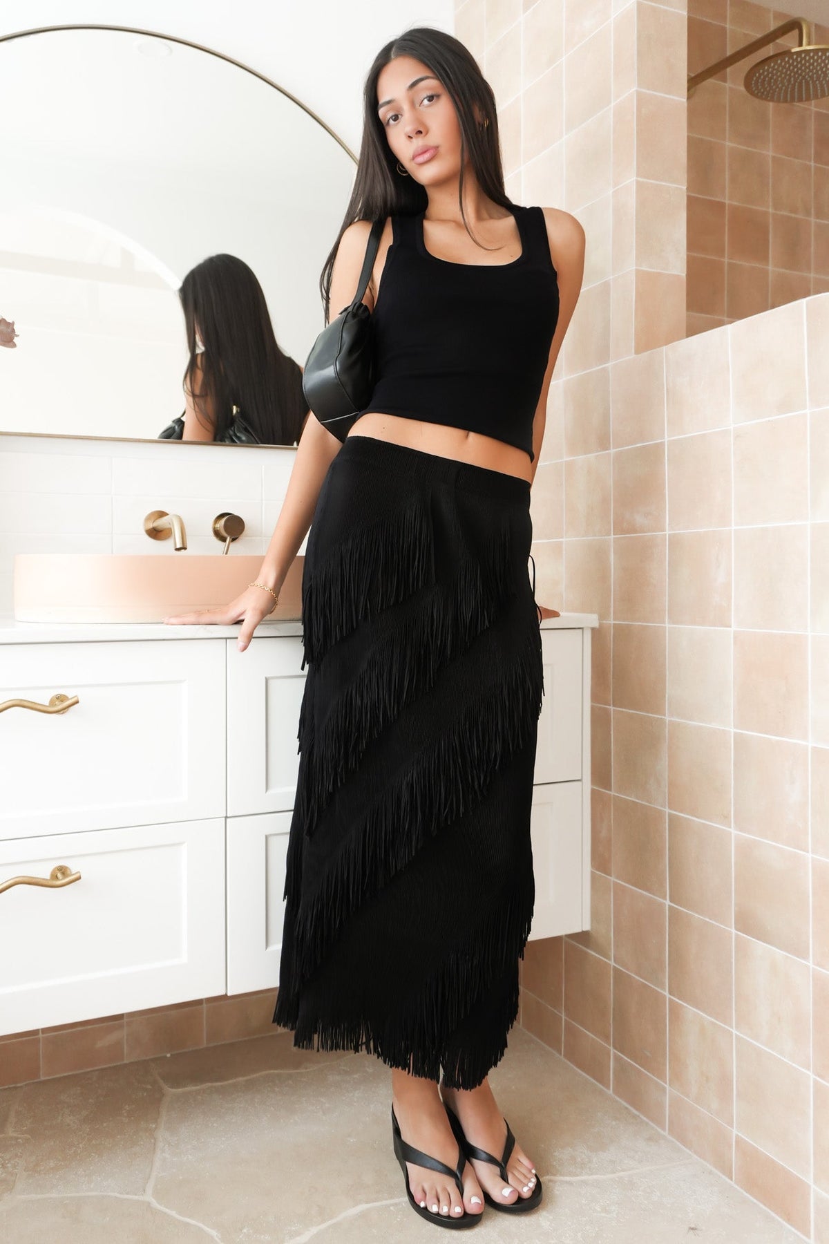 Keely Fransen-Midirock Schwarz – Farbe Schwarz